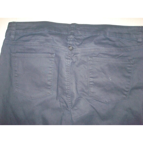 New NWT Womens 4 27 32 Prana Kara Jeans Straight Dark Blue Cuff Long Stretch Org - Picture 6 of 7